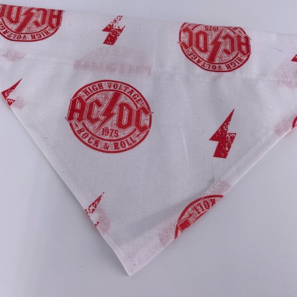 Ac/dc music  dog bandana pets accesories - Picture 4 of 6